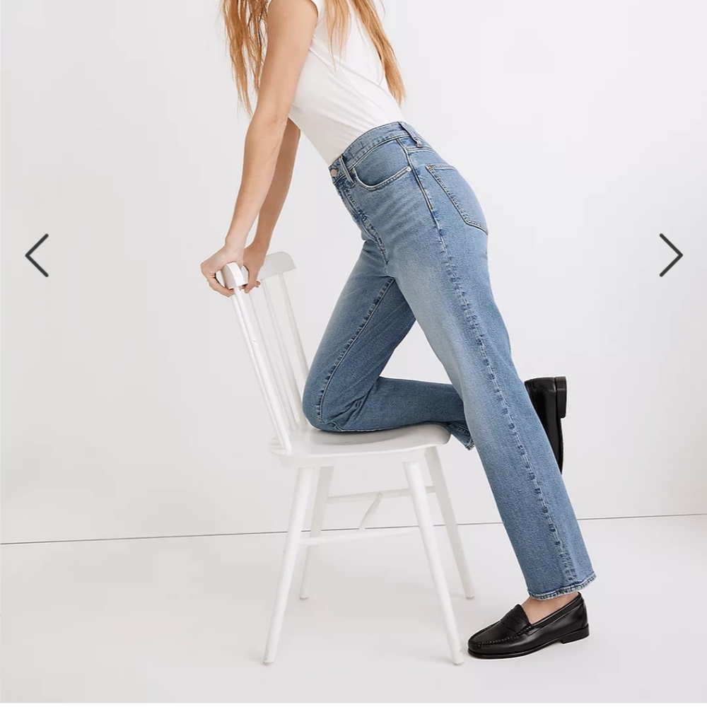 Madewell the Perfect Vintage Straight Jean in Montville Wash